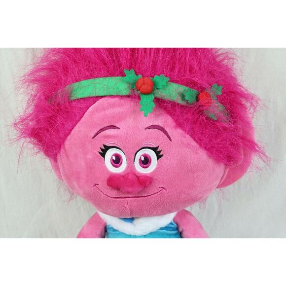 Disney Trolls Large Doll Pink Hair 27' Toy Poppy Plush Action Figure - Picture 2 of 3